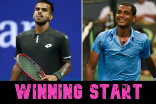 Ramkumar and sumit trample pakistan on day 1 India lead by 2-0 in Davis Cup