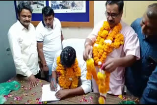 City Council Chairman Govind Tank took charge, jalore news, जालोर न्यूज