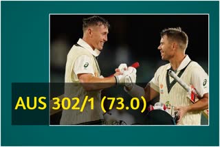 David Warner and Marnus Labuschagne, Adelaide