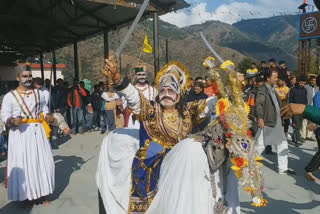 uttarakhand budhi deepawali celebration with elephant deer dances at vikasnagar dehradoon