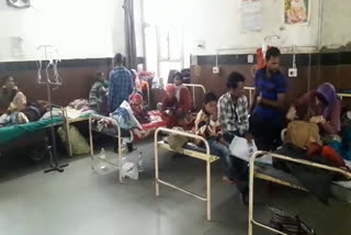 child died due to ventilator failure, नए अस्पताल के शिशु रोग विभाग की बदहाली