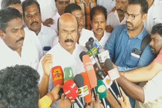 சென்னை எண்ணூர் விரைவு சாலை மின்கம்பங்கள் minister jayakumar press meet அமைச்சர் ஜெயக்குமார் வடசென்னையை முன்னேற்ற திட்டங்கள் எண்ணூர் விரைவு சாலையில் மின்விளக்குகள் திறப்பு