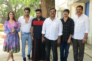 arjun suravaram movie team held a press meet at hyderabad due to success of movie