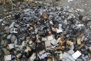 Burning medicines found in Jagam Bagh of Sundernagar