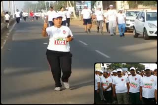 Marathon race at Bagalkot