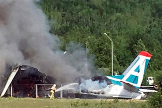 US plane crash, nine killed, three injured