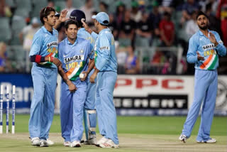 cricket historic day: December 1 in 2006, India played their first ever Twenty20 International at Johannesburg against South Africa
