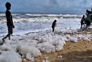 chennai pattinampakkam beach polluted