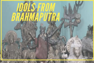 Idols, items of worship fished out of Brahmaputra