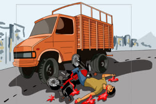 jila-panchayat-sadasya-truck-collided-with-bike-in-katni