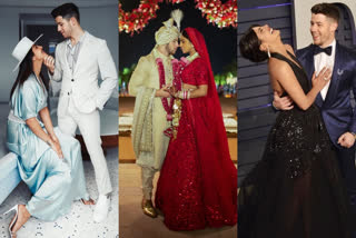 priyanka chopra, nick jonas, niyanka first marriage anniversary, priyanka chopra and nick jonas celebrate first anniversary