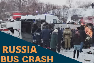 19 killed as bus plunges into river in Siberia
