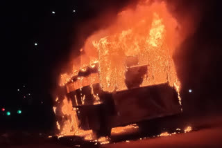 private-bus-caught-fire-at-nalgonda-town