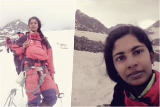 Ramya from Malappuram  has just completed the Himalayas climb at the age of 19