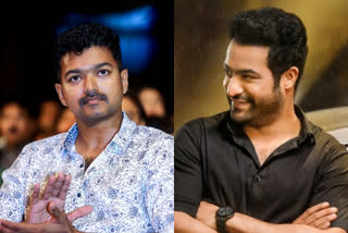 due to success of vijay movie vizil.. ntr call him at phone