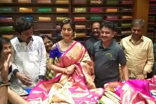 HEROIN NABHA NATESH SHOP OPENING IN WEST GODAVARI