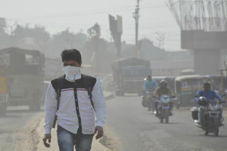 Ghaziabad pollution lavel is in red zone loni