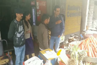 Food safety officer inspected shops in Hamirpur