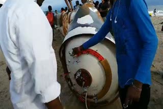 rocket spare part falls in puducheri sea