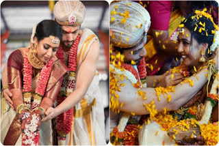 hitha chandrashekar and kiran srinivas marriage photos