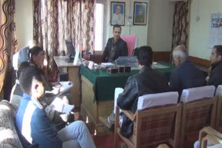 horticulture department meeting with sdm churah