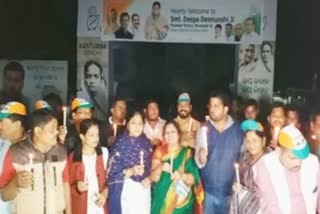 Candle march in bhubaneswar