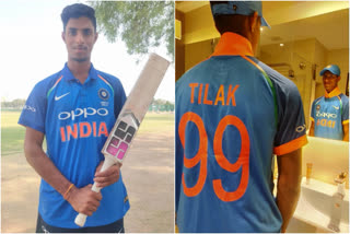 Telugu Cricketer tilak varma got place in india under-19 cricket world cup 2020