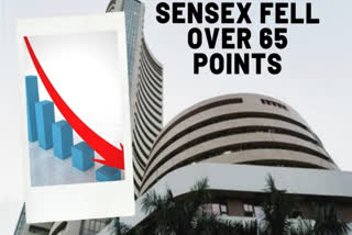 Sensex falls 65 points on global trade worries