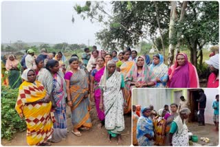 womens  protest in gadag