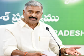 minister peddireddy about village secretary buildings