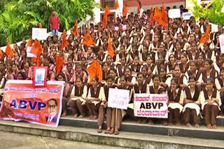 ABVP protest