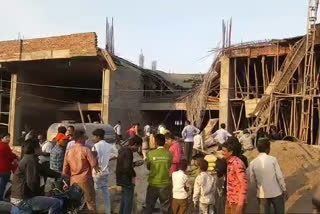 3 workers buried due to roof collapse of house under construction, jhalawar news, झालावाड़ न्यूज