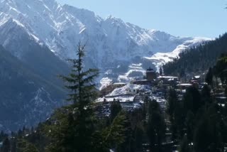 Snowfall occurred in Kinnaur.