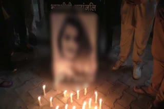 abvp lifts candle march in Hisar