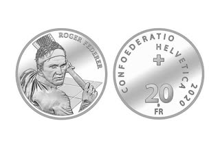 roger federer, swissmint