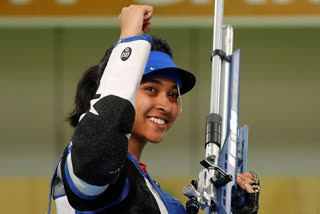 South Asian Games 2019: young shooter Mehuli Ghosh shoots 10m air rifle gold