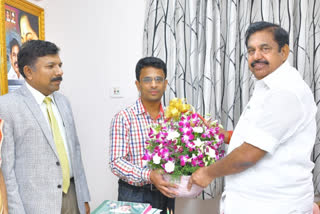 CM Appreciates Techie Shanmugam Subramaniyam