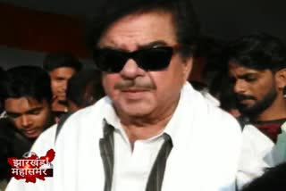 Shatrughan Sinha reached Ranchi for campaining in context of jharkhand assembly election 2019,  jharkhand assembly election 2019,  jharkhand assembly election, Shatrughan Sinha reached Ranchi, Shatrughan Sinha