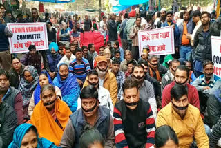 vendors protest in chandigarh