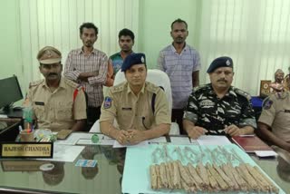 Three Maoist couriers arrested in bhadradri kottagudem police