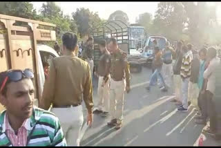 आगर मालवा न्यूज , Bike rider dies  collision , unknown vehicle,   ग्राम बैजनाथ निपानिया,  बाइक सवार की मौत , जांच शुरु की , अज्ञात वाहन