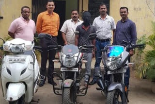 Two-wheeler burglar arrested