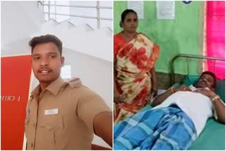 police attack, ஊராட்சி மன்றத் தலைவரை அடித்து உதைத்த காவல் உதவி ஆய்வாளர்