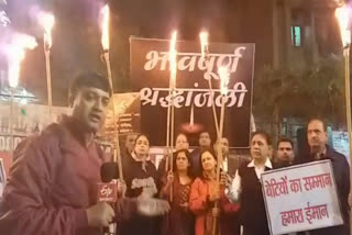 People take out candle march to secure justice for female doctor of Hyderabad