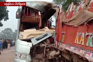 15 killed in bus-truck collision in MP's Rewa