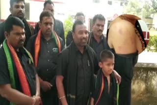 teacher beat student in nirmal district