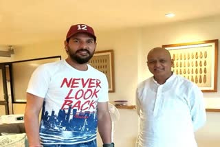 yuvraj singh met bjp mp anil baluni