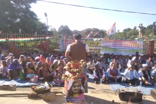congress protest at diphu