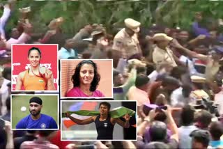 saina, babita, harbhajan reactions after hyderabad encounter