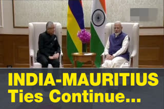 PM Narendra Modi and Mauritius PM Pravind Kumar Jugnauth